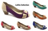 Sapato Peep Toe Lollita 4x de R$19,97