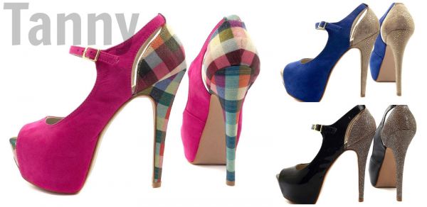 Sapato Peep Toe Tanny 4x de 39,97