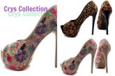 Sapato Peep Toe Crys 4x de R$39,97